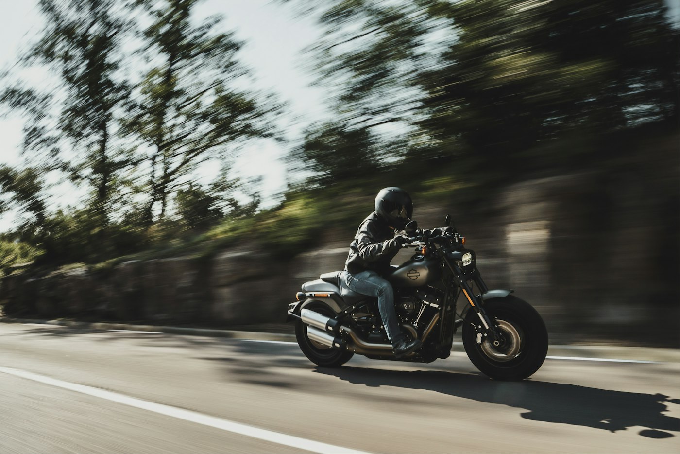 Motorcycle rider preparing for training.