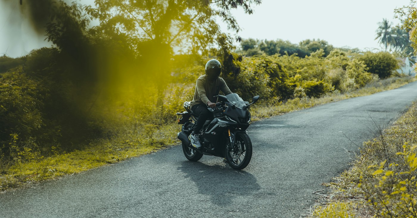Road riding skills practice.